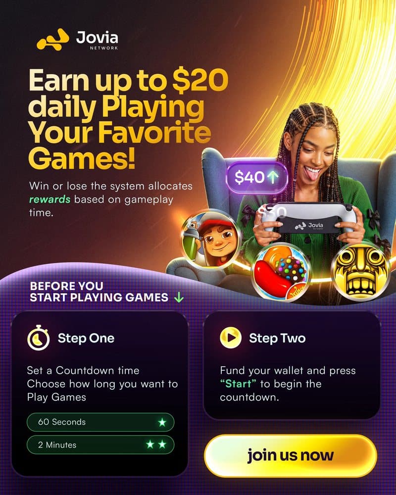 Earn up to ₦6,000 every 60 seconds playing games, win or lose
